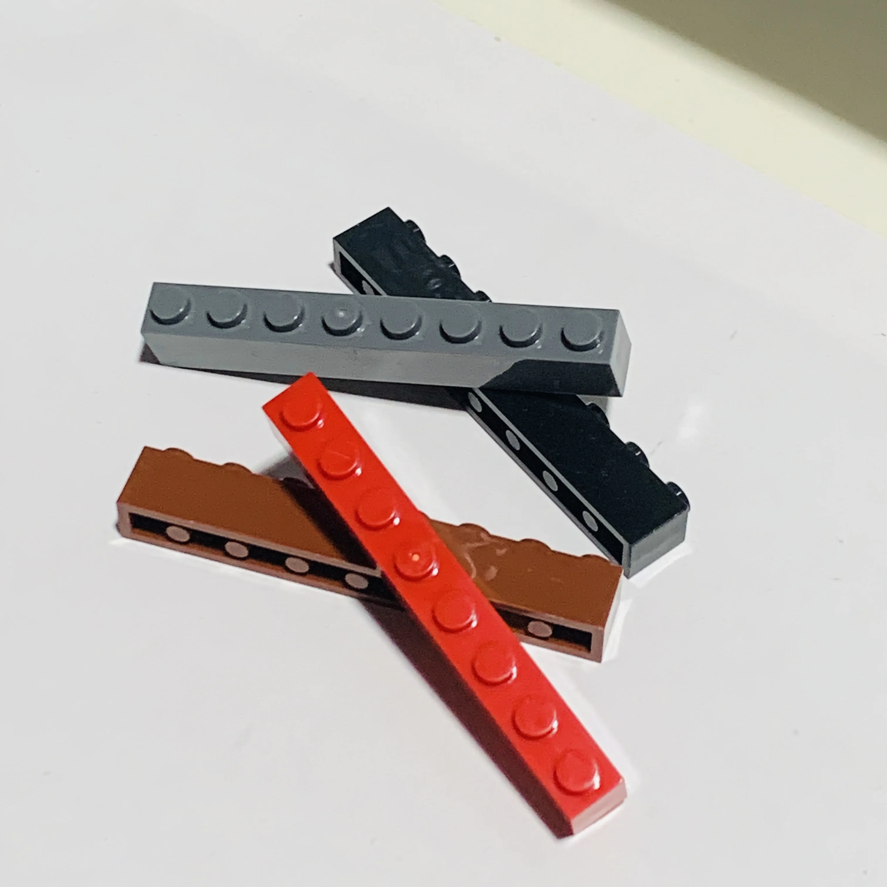10pcs Building block part 3008 compatible with 1x8 basic brick accessories