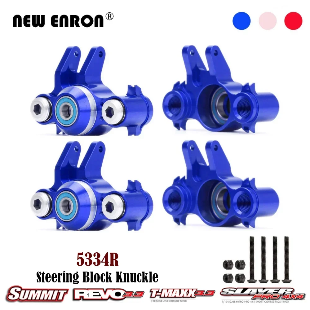 Front Rear Axle Carriers Steering Block Knuckle With Bearing 5334R 5334 For RC Car Traxxas 1/10 Revo 3.3 Summit T-Maxx Slayer