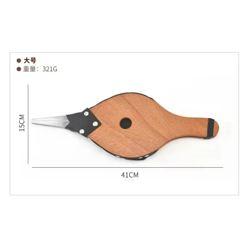 Portable Fireplace Bellows Wood Air Blower Hand Fire Bellow Bellow for Fireplace, Barbecue Fast Lighter