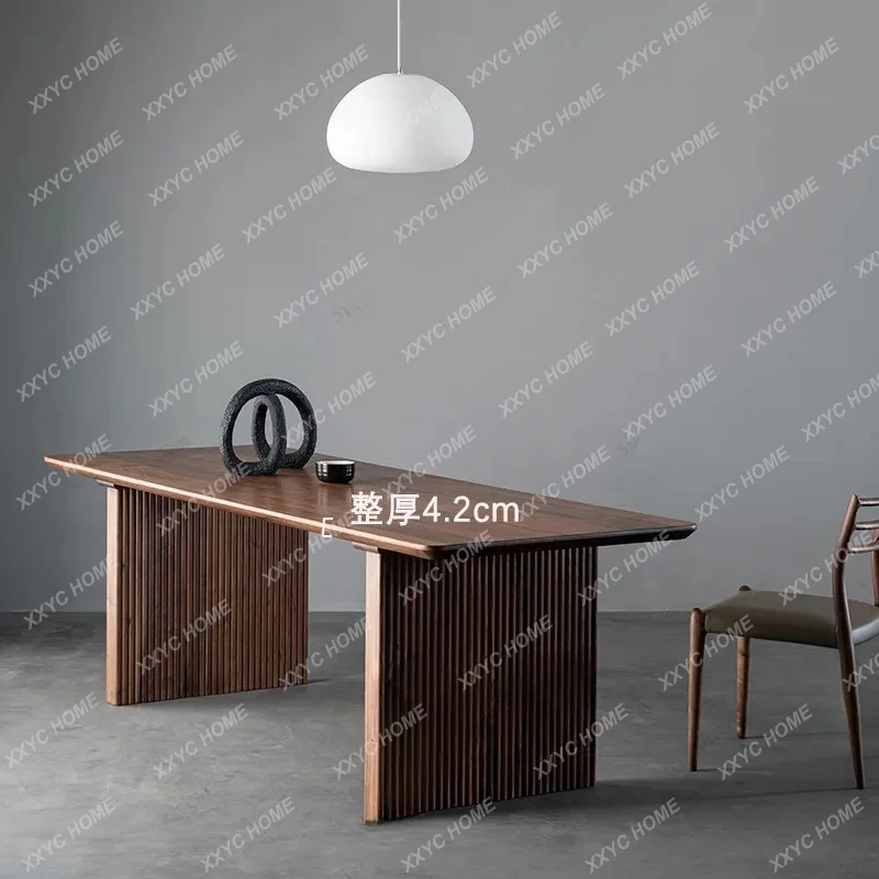 simple rectangular conference table household log desk