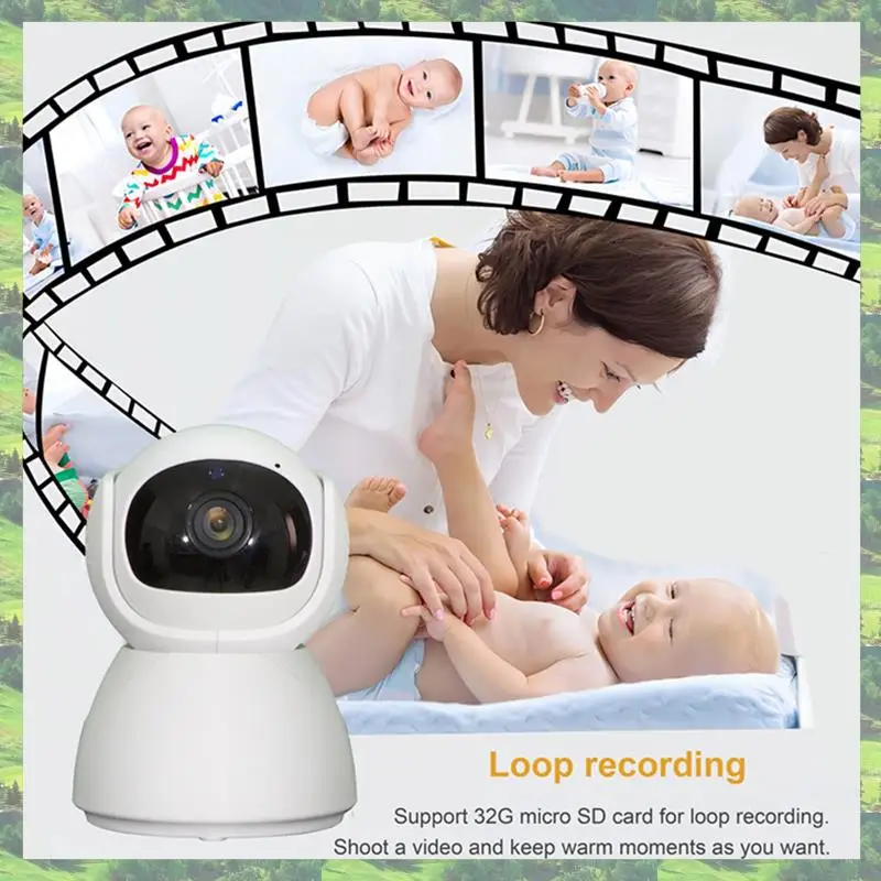 A59Z-スクリーンビデオベビーモニター10ズームカメラ温度表示画面スマートホーム