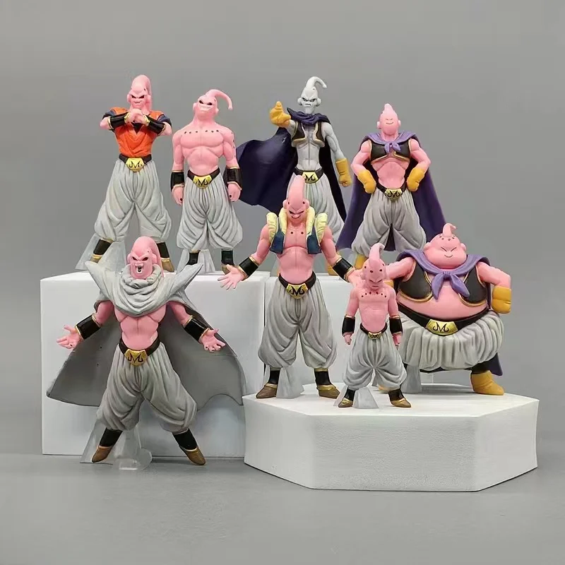 Gorący 8 sztuk/zestaw Dragon Ball Z figurka Z Anime Majin Buu Fat Buu PVC kolekcja figurek zabawki modele dla dzieci prezenty dla dorosłych