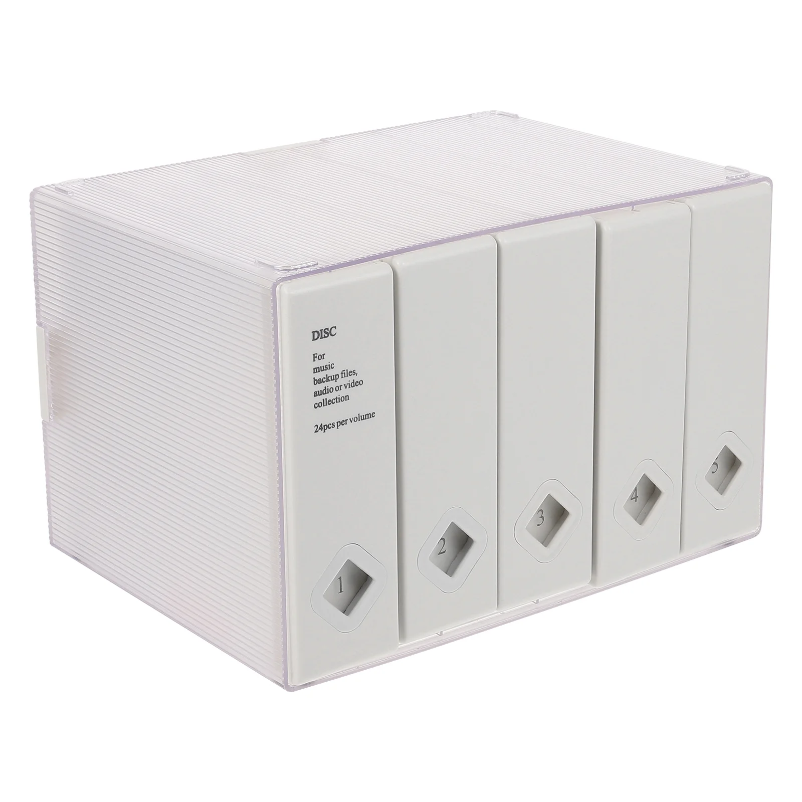 

Large Capacity Discs Case Cd Storage Holder Portable Dvd Organizer Zipper Closure Scratch Resistant Non Woven