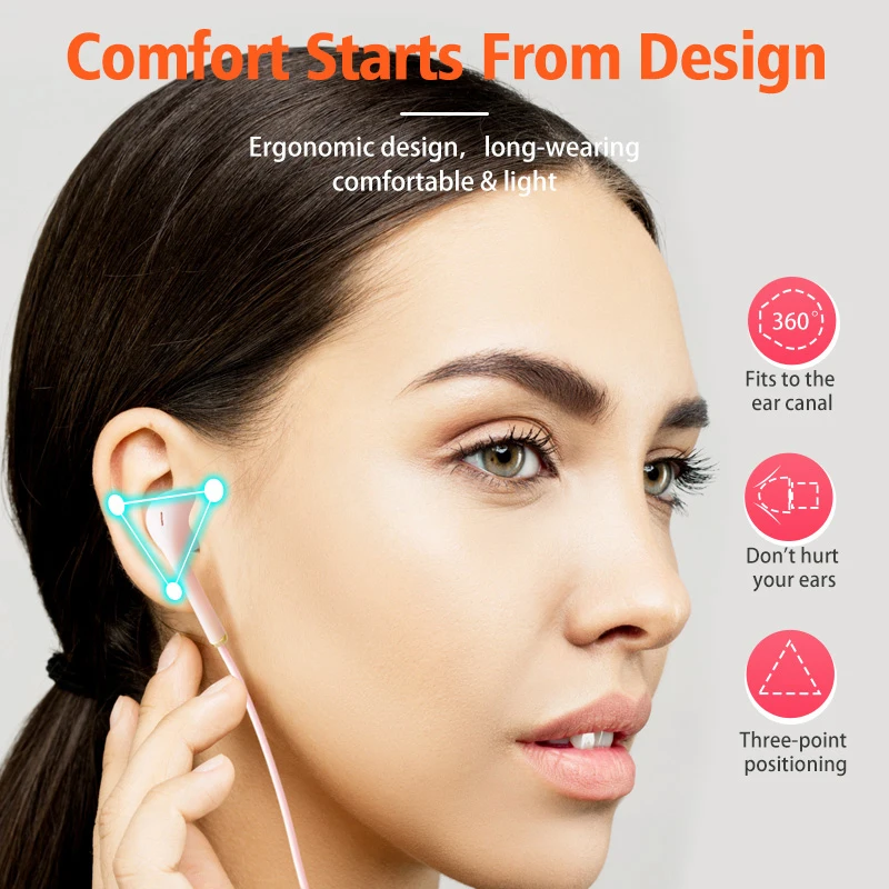 3.5mm Portable Karaoke Mic All-in-one Earphone Mini Stereo Wired Headphone In-Ear Headset Singing Artifact Universal Phone