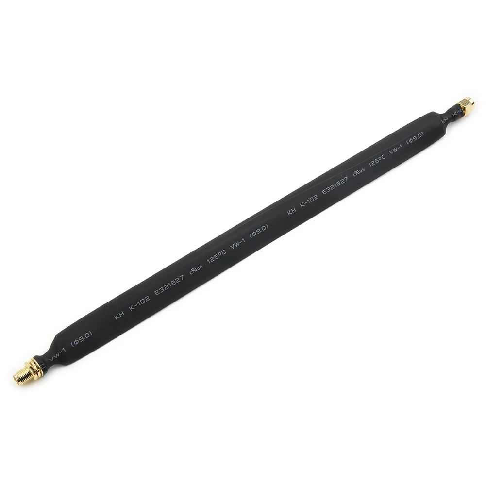 

0-6GHz 50 OHM RP-SMA Male RP-SMA Female, 1-pack, Flat Window Coaxial Extension Pigtail 25cm Female Flat-window