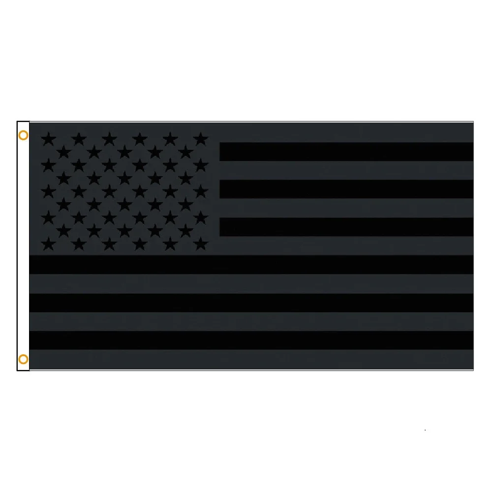 كل العلم الأسود الأمريكية ، لنا للزينة ، 90x150cm