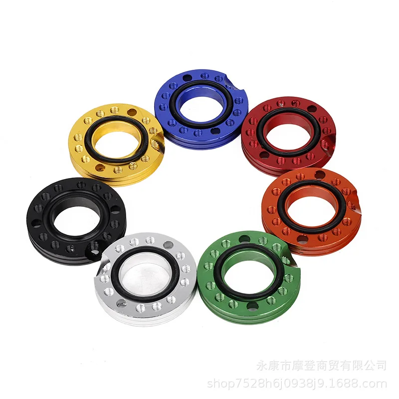 Metal Colorful CNC Carb Multi-directional Adjuster Carburetor Inlet Manifold Spinner Plate Adaptor for Pit Dirt Bikes