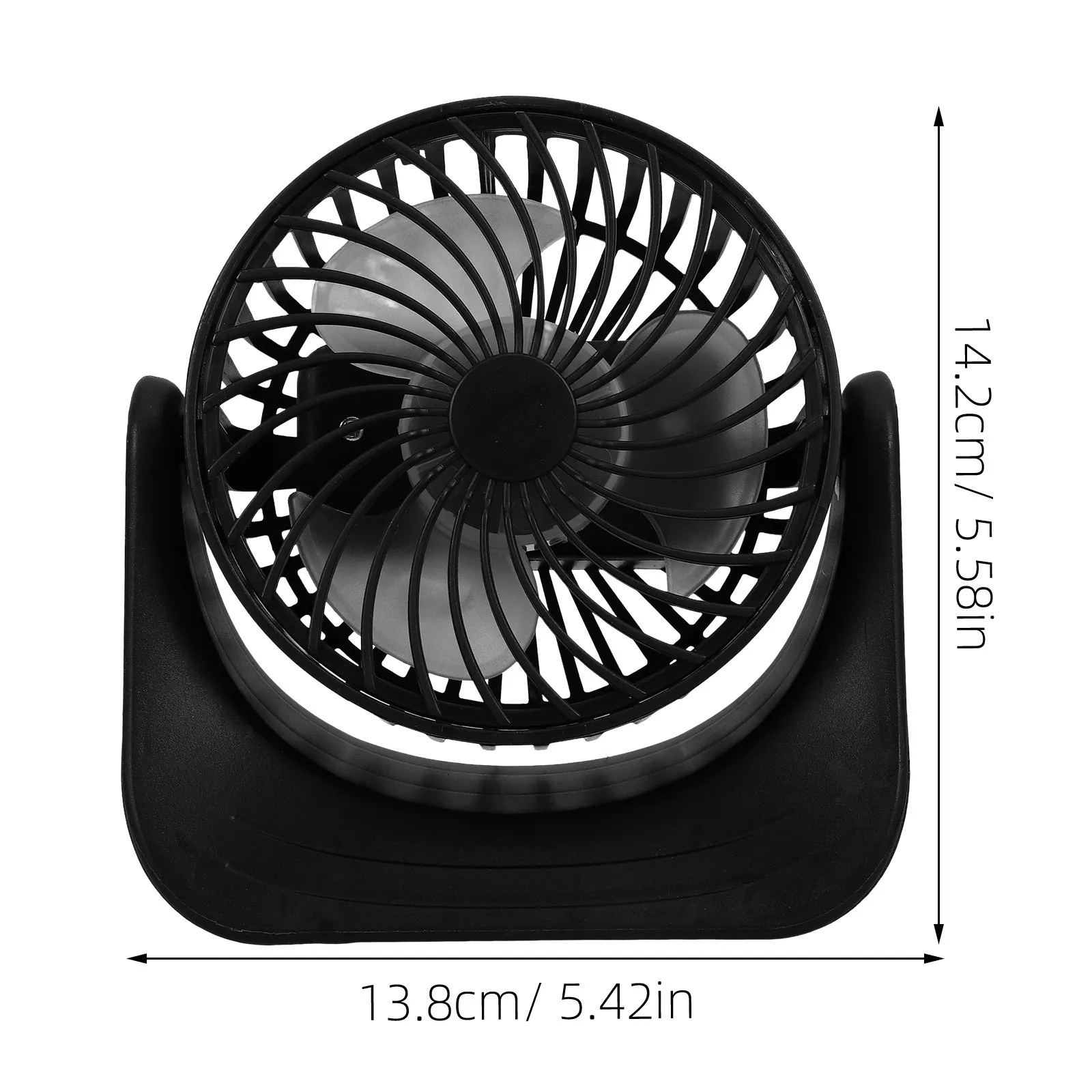 1Set Mini Desktop Fan Portable USB Powered Small Personal Fan Ultra-Thin Light Weight for Bedroom Office Travel Camping