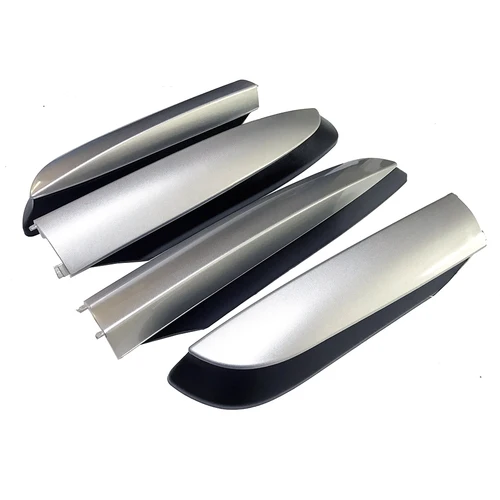 Imagen 2 del producto 4 Uds. Cubierta de riel de portaequipajes para Toyota RAV4 2013-2018, rieles de portaequipajes, tapa de extremo, protección, cubierta Exterior, carcasa en tono plateado