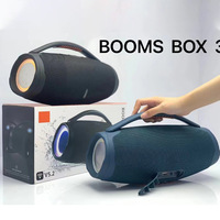 Portable outdoor subwoofer RGB stereo TWS plug-in speaker Boombox 3 wireless Bluetooth speaker 20W high power support TF/AUX/USB