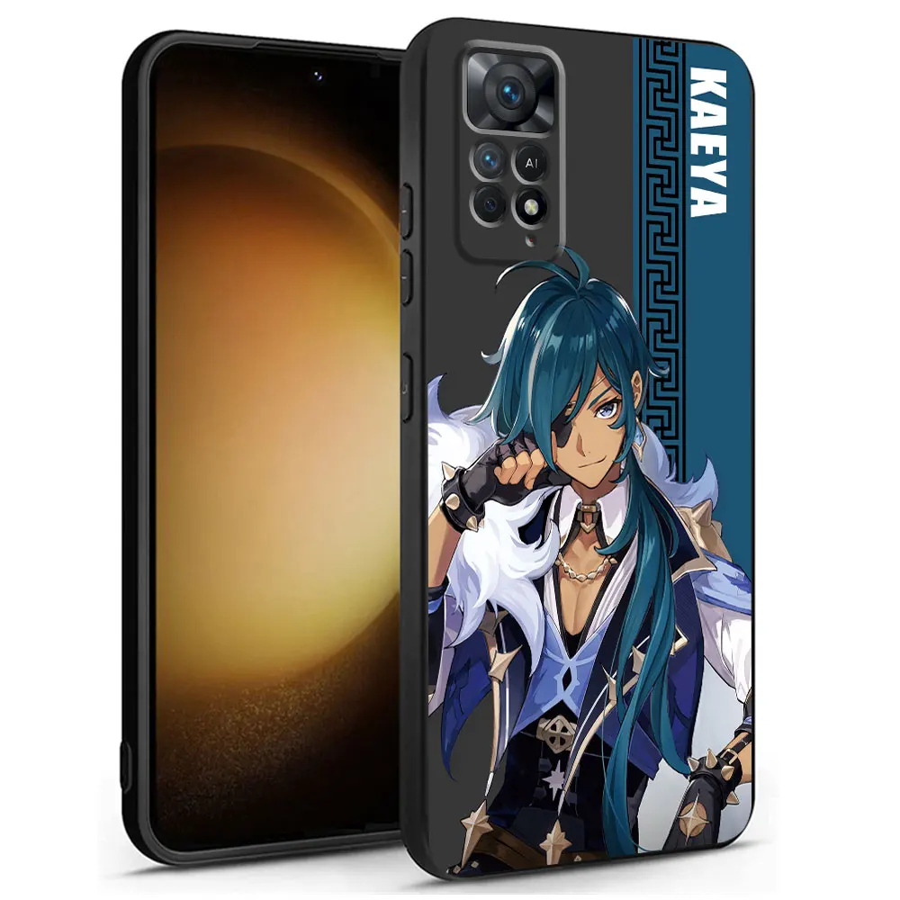 Genshin Impact Xao Alhaitham Case For Redmi Note 11 12C 10Pro 9S 8 13 11S 7 8T 11ProPlus 12S 9 8Pro Note10Lite Phone Cover Soft