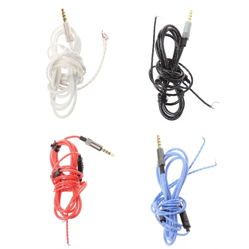 3. 5mm Plug Microphone Cable Replacement Headphone Cable Gaming Headset Cable Headset Cable Extension Convenient