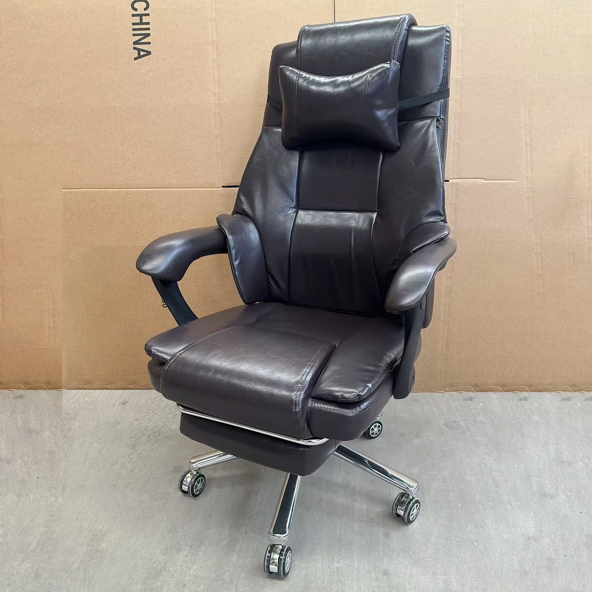 كرسي الترفيه للرئيس، كرسي مكتب الأعمال القابل للاستلقاء، مكتب مريح لألعاب الكمبيوتر المنزلي #2