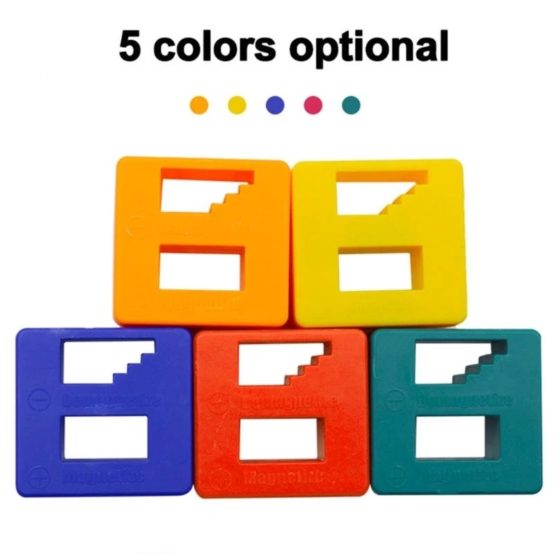 2 In 1 Multifunctional Quick Magnetizer Demagnetizer Mini Magnetic Pick Up Repair Tool for Electric/Manual Screwdriver Tips Bit