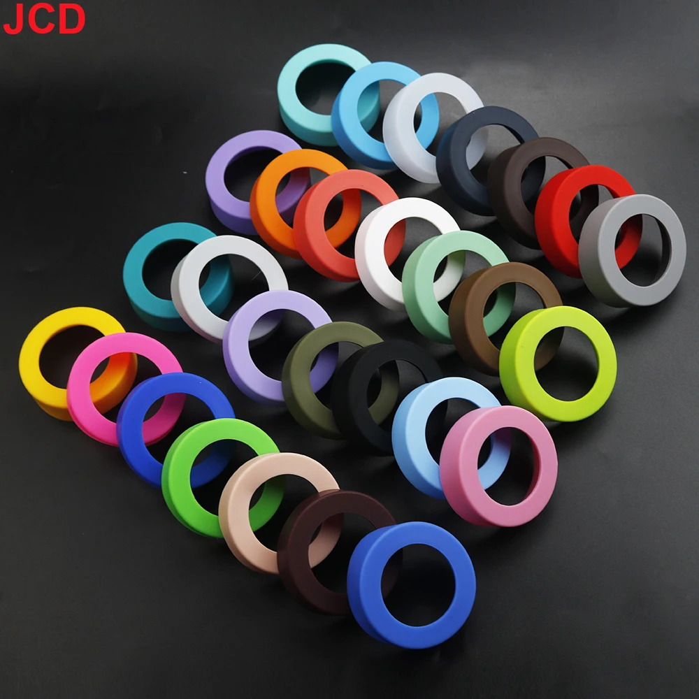 JCD 1pcs 6CM Silicone Cup Bottom Cover Anti-skid Water Cup Protective Cover Bottom Support Anti Scald Round Cup Cover Cup Pad