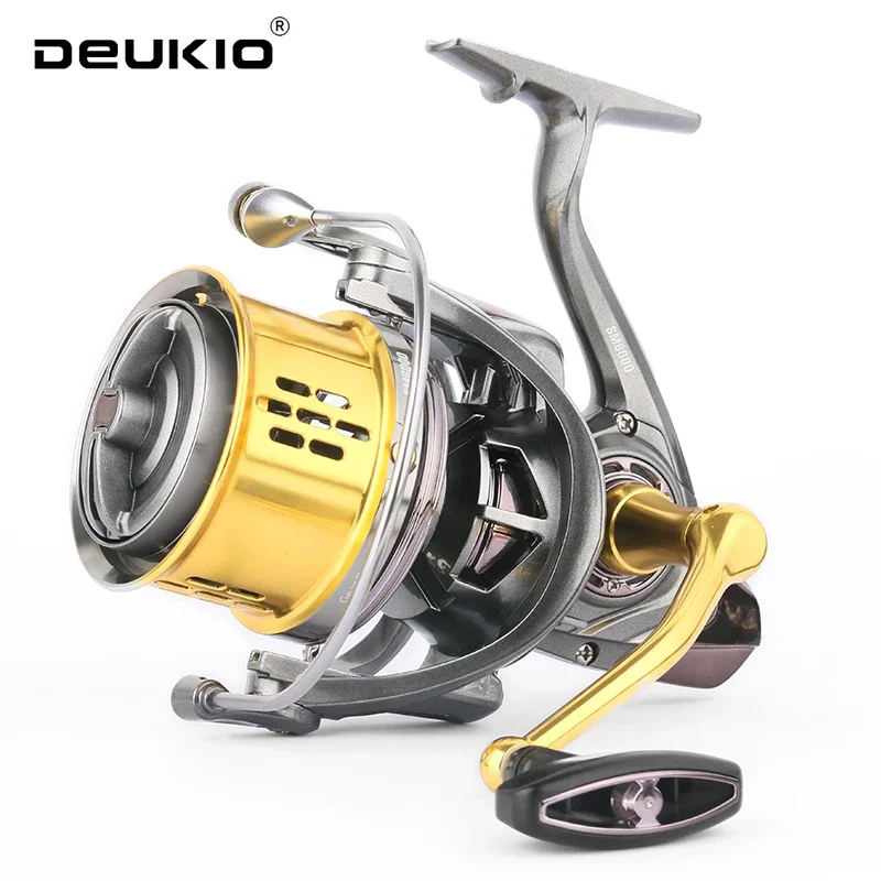 

Big Spinning Sea Fishing Reel, 8000 10000 12000 Reel Drag 20KG Powerful, Saltwater Fresh Water High Speed Wheel Fishing Tackle