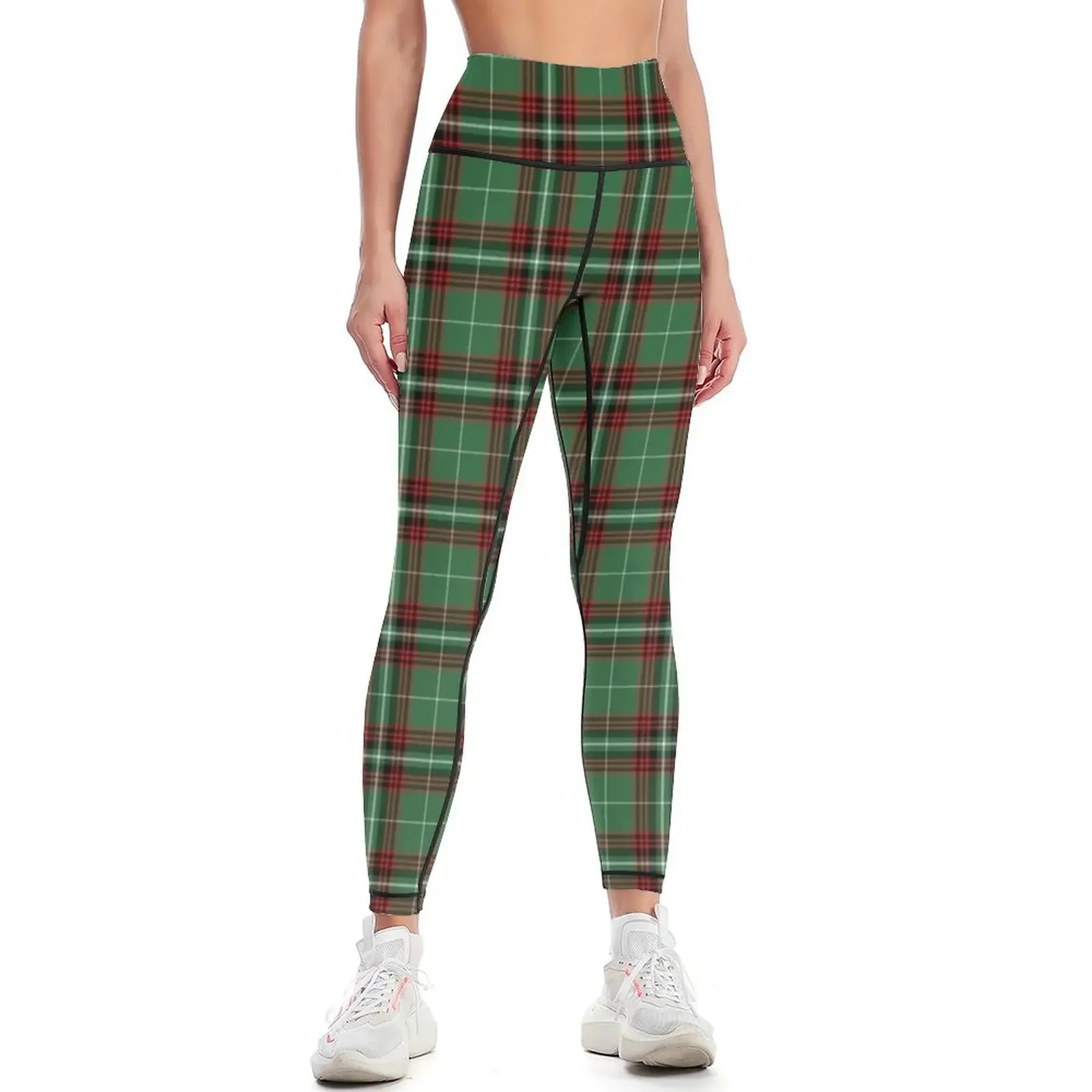 

Clan Kiernan Tartan Leggings Women sports flared legging gym Women's tights Womens Leggings