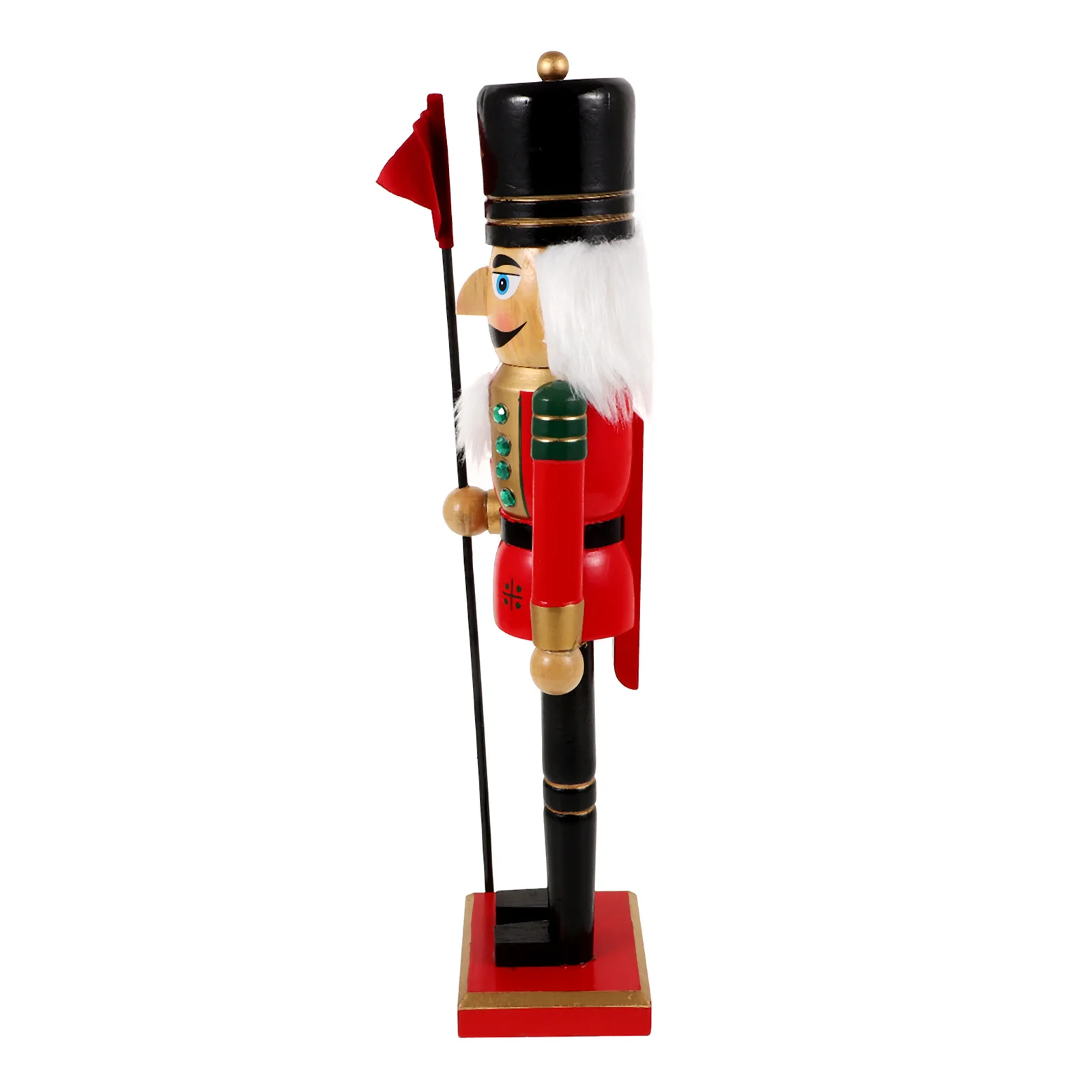 

Wooden Nutcracker Christmas Decor Lovely Xmas Tabletop Display Reusable Wood Nutcracker Ornament Christmas Gift