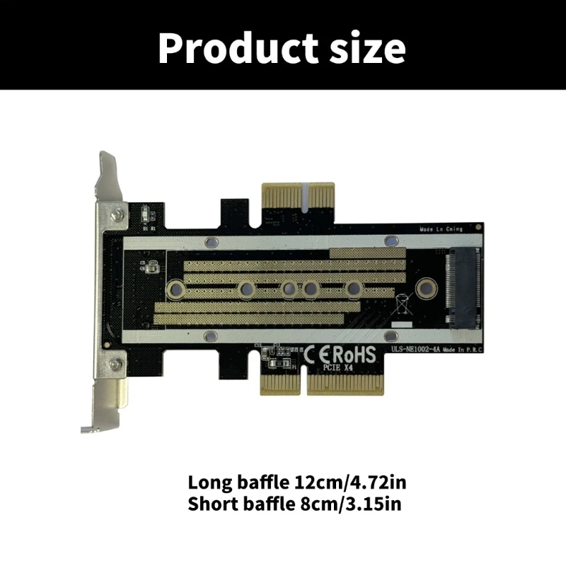 Scheda da solido M.2 NVMe a PCIe X1X4 per velocità trasferimento dati migliorate efficienti