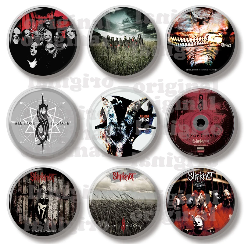 44MM All Hope Is Gone IOWA Subliminal Metal Rock Band Pin Soft Button Jewelry Creative Badge Broche Épingle de revers Décoration pour sac et chapeau
