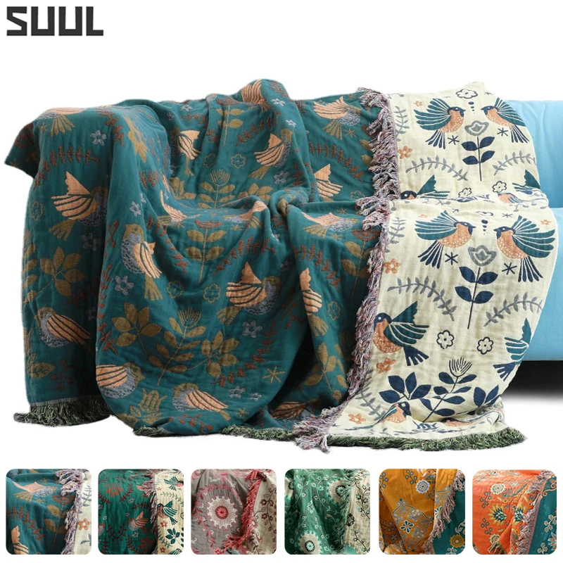 

100% искусственное одеяло, хлопковое покрывало для кровати, чехол для дивана, подушки, нескользящее покрывало для кровати, одеяло для спальни, гостиной