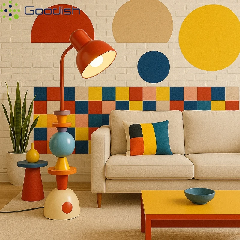 Modern Simplicity Luxury Vertical Colorful Standing LED Floor Lamps Art Creative Lights for Bedroom Home Decoration Chandeliers