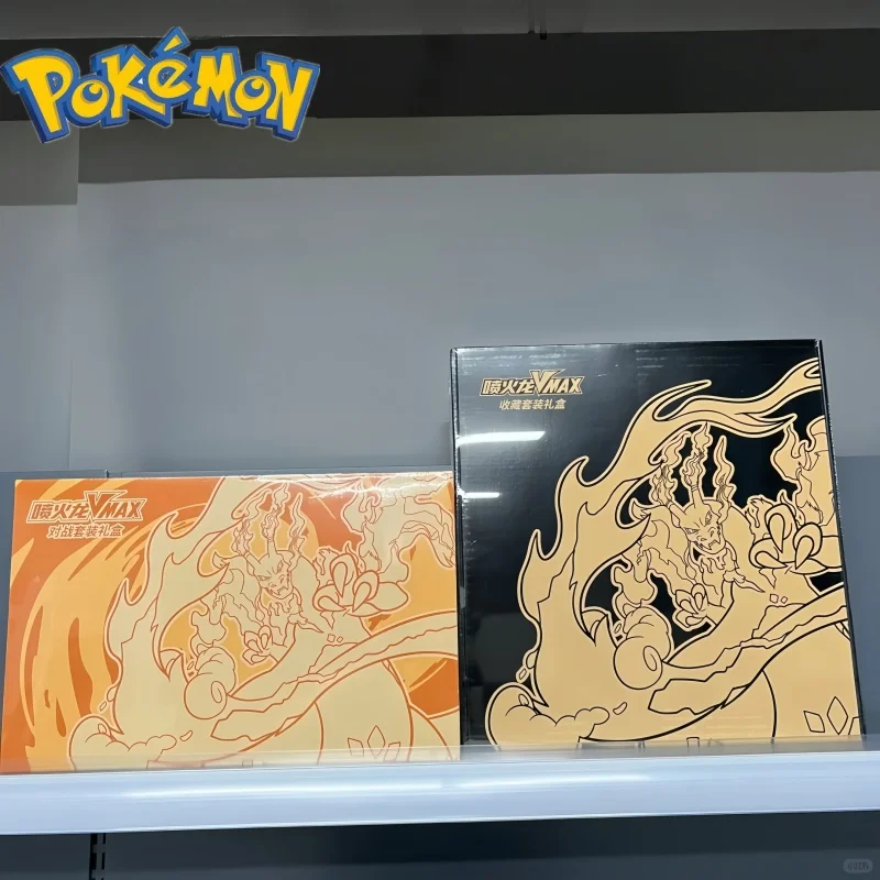 

Лидер продаж, оригинальные карты покемонов, упрощенные китайские Ptcg Charizard Vmax Fight, подарочная коробка, торговые карты с покемонами, игры, подарки для детей