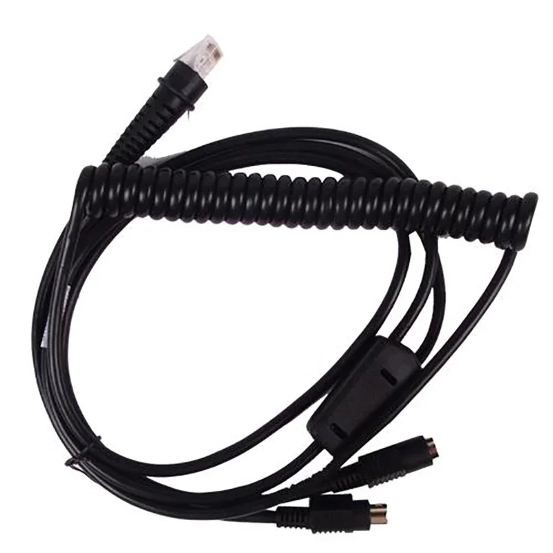 New 3M PS2 Keyboard Spring Cable For Honeywell 3800G 4600G 4820G Barcode Scanner Cable