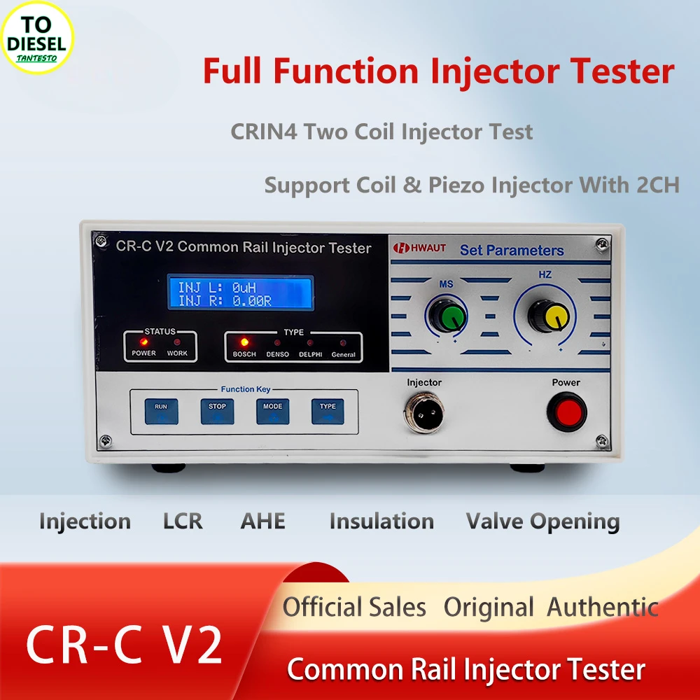 CR-C and S60H Common Rail Injector Nozzle tester AHE Test Function CR-C V2 PRO Common Rail Injector Test Diesel Injector Tester