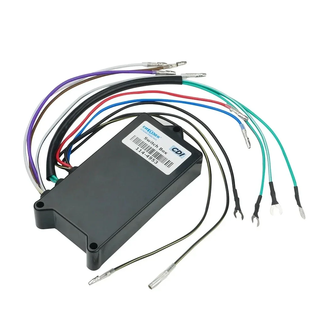 

For Mercury Outboard 18495A10 18495A12 CDI Switch Box Power Pack 65HP-90HP 18495A19 18495A26 114-4953 18-5790