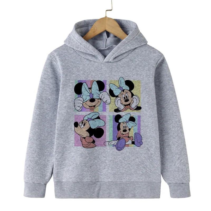 

Cartoon Children Cool Y2K 90s Cute Manga Anime Disney Mickey Minnie Mouse Hoodie Clothes Kid Girl Boy Sweatshirt Hoody Baby Top