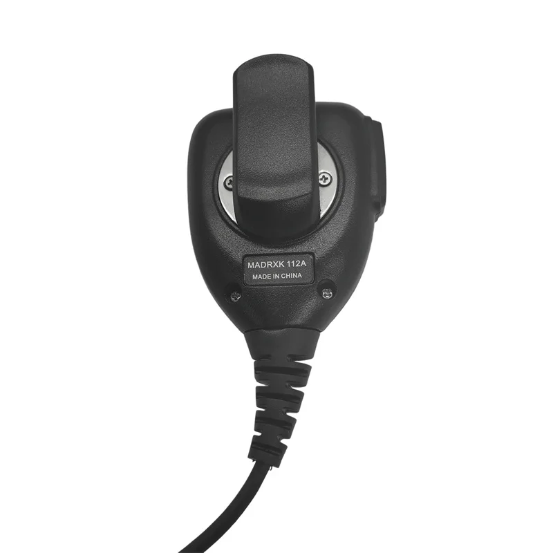 Handheld Walkie Talkies Speaker Mic, 2 Pin Remote Shoulder Microphone with Reinforced Cable, 3.5mm Earpiece Jack for Two W