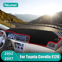 Para Toyota Corolla E120 E130 2002 2003 2004 2005 2006 2007 alfombrilla para salpicadero de coche parasol cubierta antideslizante Accesorios