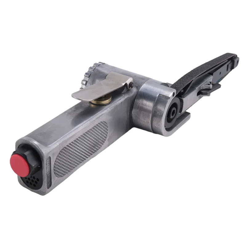 AC23-3/8Inch Air Belt Sander Air Angle Grinding Sanding Machine +Sanding Belts For Air Compressor Sanding Small