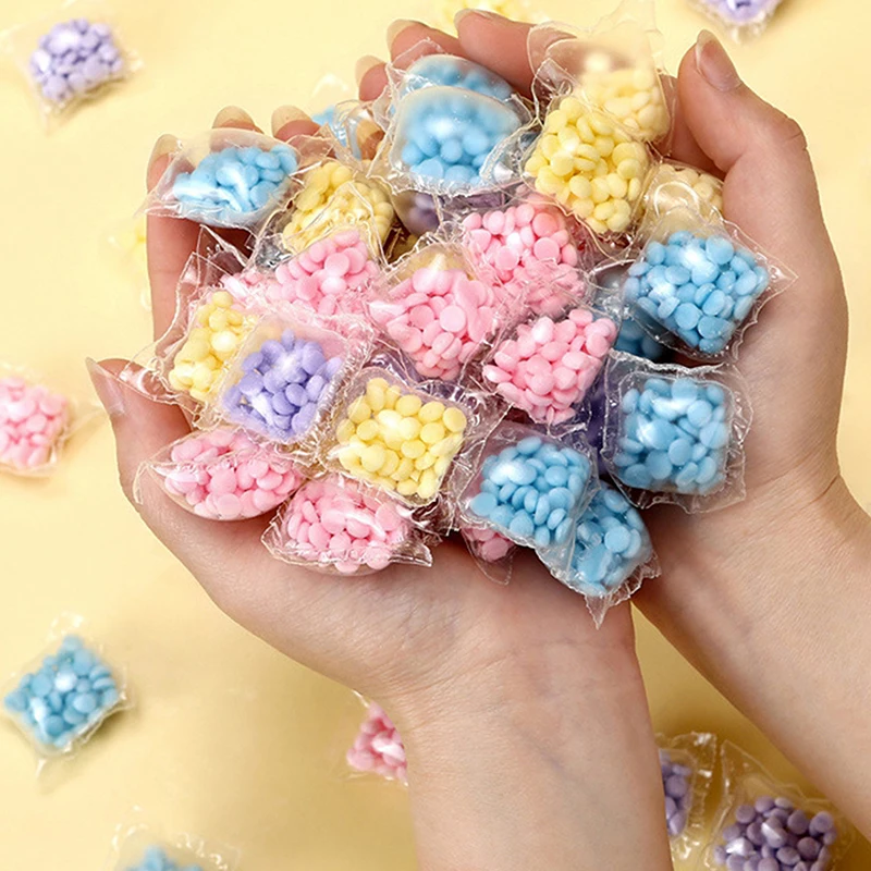 10-80PCS Laundry Scent Booster Beads Long Lasting Freshness Granules for Washing Machine Clothing Fabric Softener Perfume