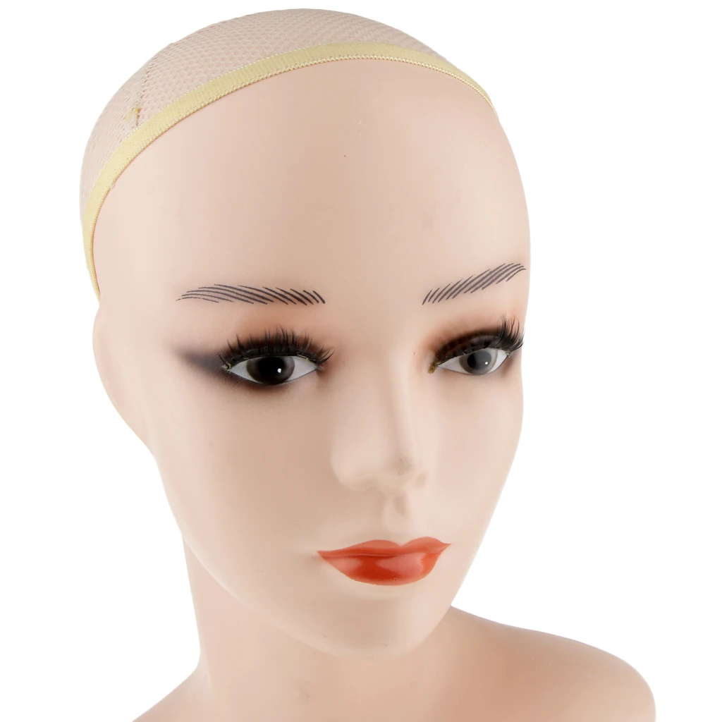 Display Mannequin Head Stand Premium ABS Plastic Female Manikin Model for Wigs Hats Glasses Shop
