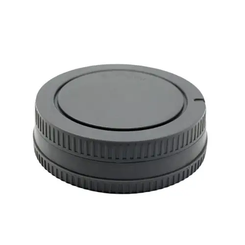 Imagen 2 del producto Tapa de lente trasera de cámara y tapa de cuerpo para cámaras Sony E Mount NEX3/NEX5, tapa de lente trasera, cubierta frontal, lentes de cámara