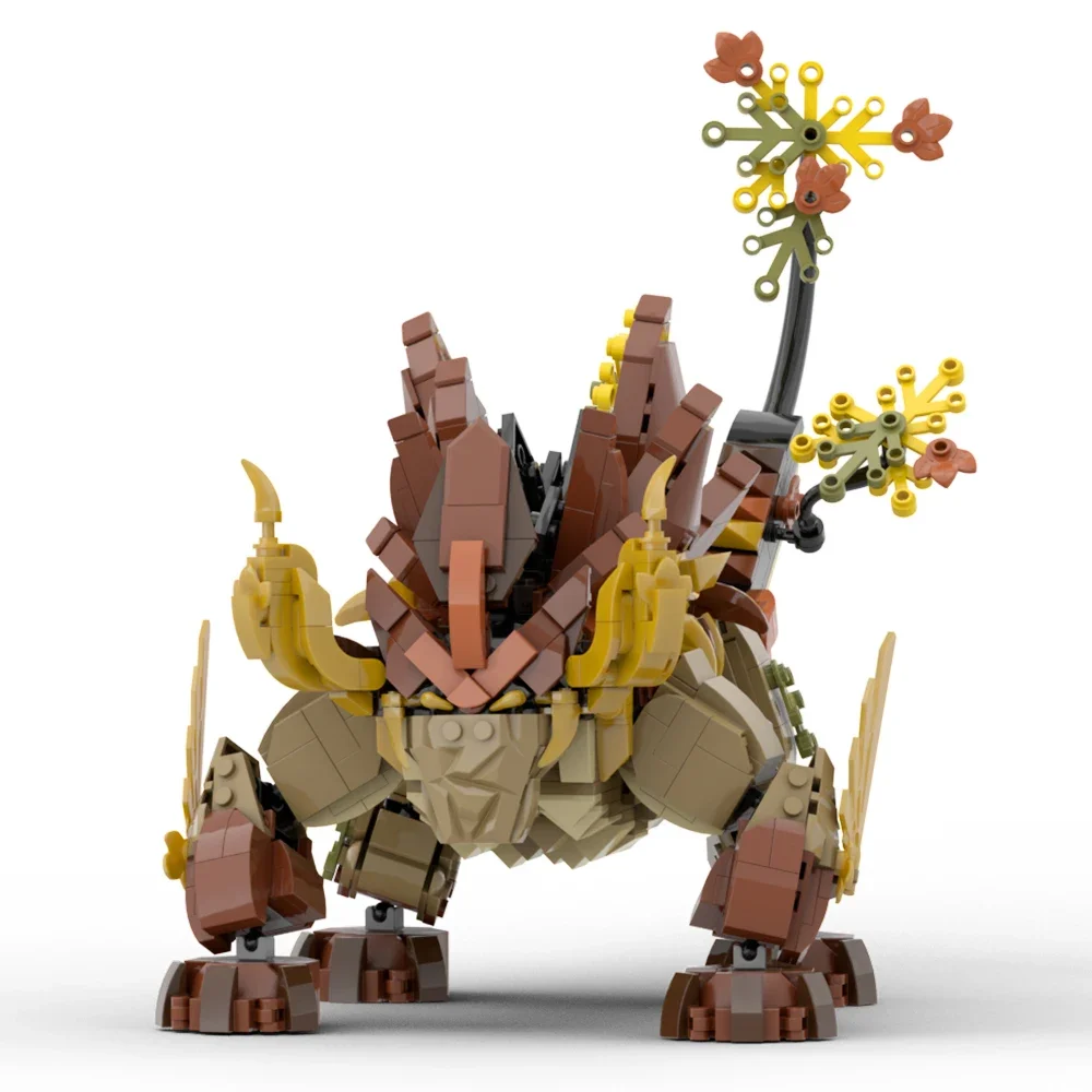 MOC Classic Game Dragon Azhdahas Character Model Building Blocks Long Lived Ancient Dragon particles Bricks Toy for Kid Gift