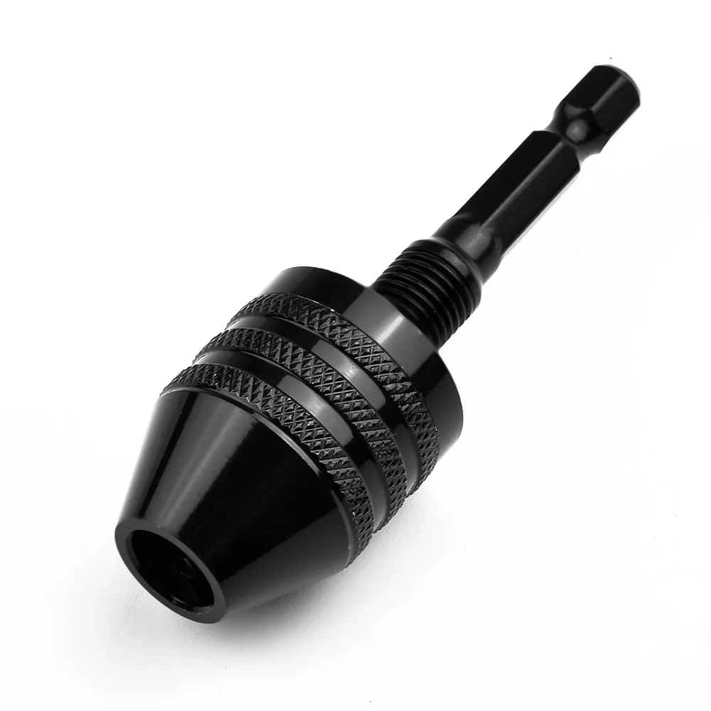 Мини-сверлильный патрон без ключа 0,3-8 мм, самозатягивающиеся электрические сверла, цанговые приспособления, инструменты, 1/4 дюйма, шестигранный хвостовик, быстросменный преобразователь