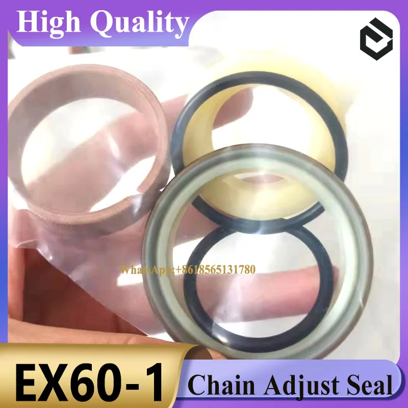 EX60-1 EX60-2 EX60-3 EX60-5 EX75-3 EX90-1 EX100-1 EX100-2 EX100-3 EX100-5 Chain Adjuster Seal Kit for Excavator
