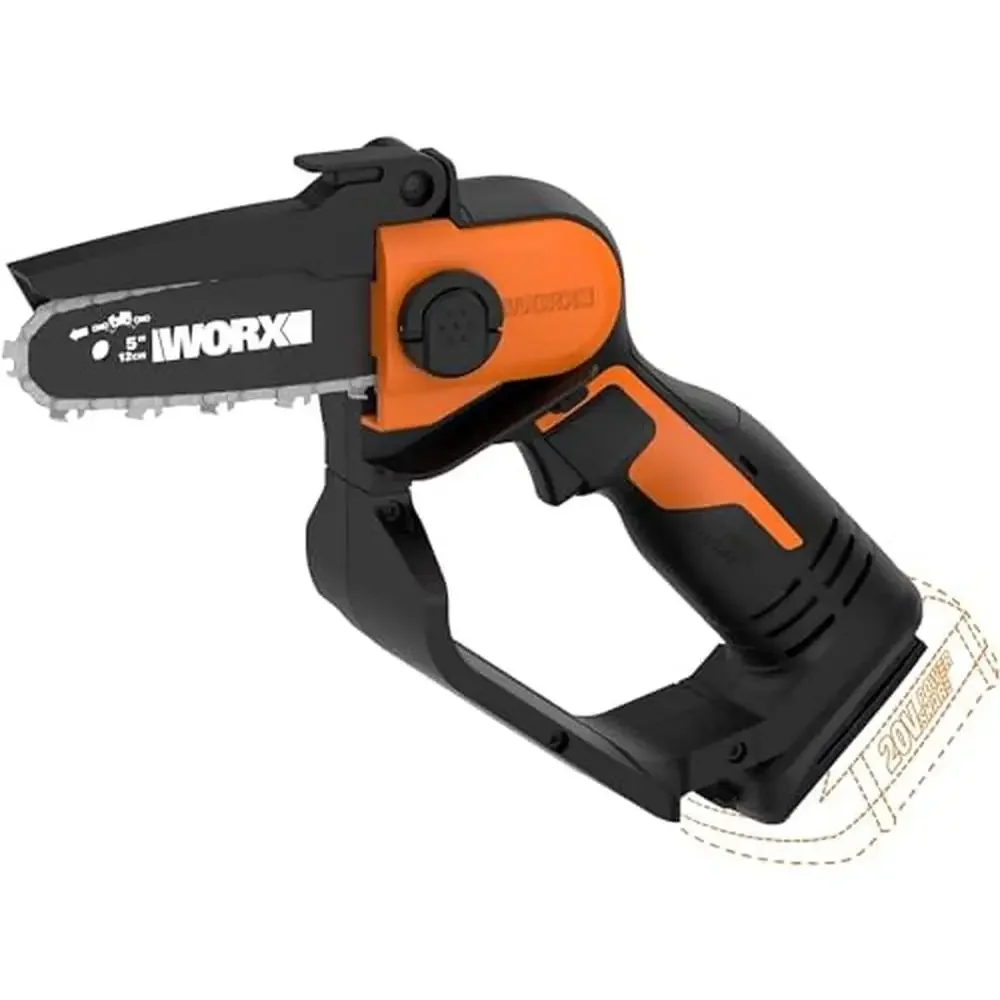 

20V Portable Electric Chainsaw Pruning Saw Lightweight Powerful Cordless 3.9 lbs. Mini Chain Saw 22 ft/s Chain Speed Power Share