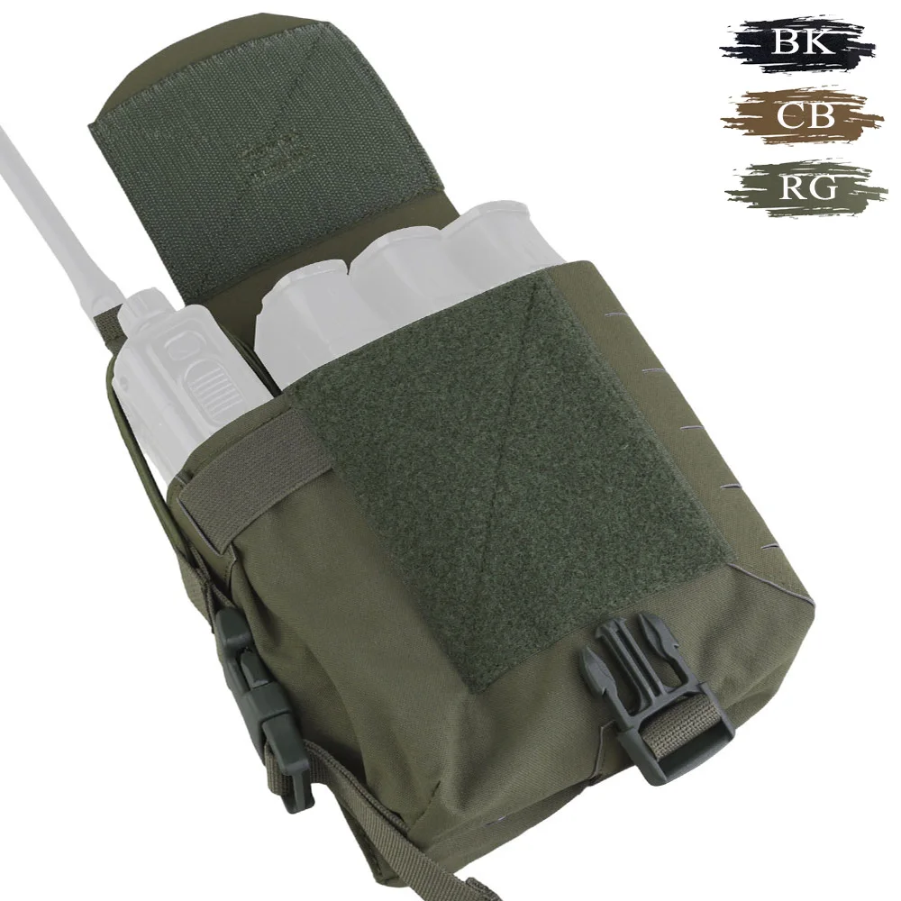 프리미엄 대형 다기능 몰리 파우치 나일론 서브 백 매직 패스너 마운트 포함 사냥 야외 EDC 벨트 액세서리