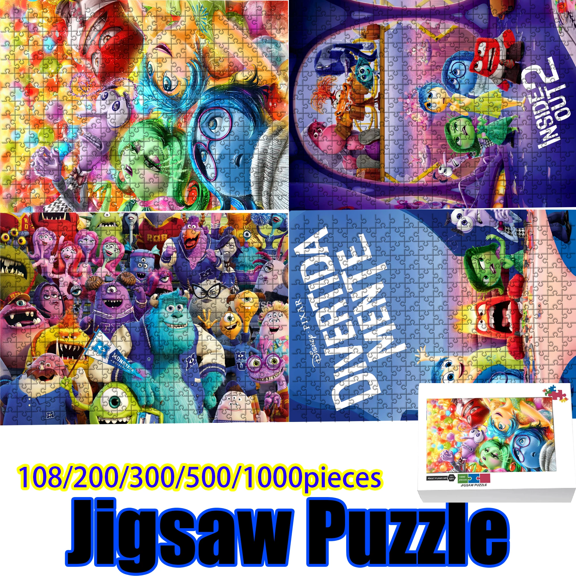 

Компания «Монстры, ООД» Деревянный пазл-головоломка 108/200/300/500/1000 элементов, подарок для взрослых любителей, снимающий стресс, высокое качество