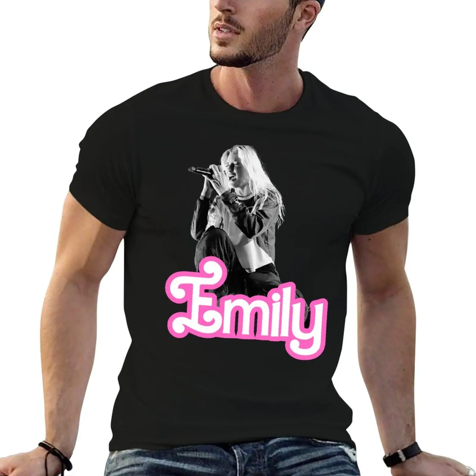 Emily Armstrong T-Shirt Breathable Mesh Panel T-Shirt