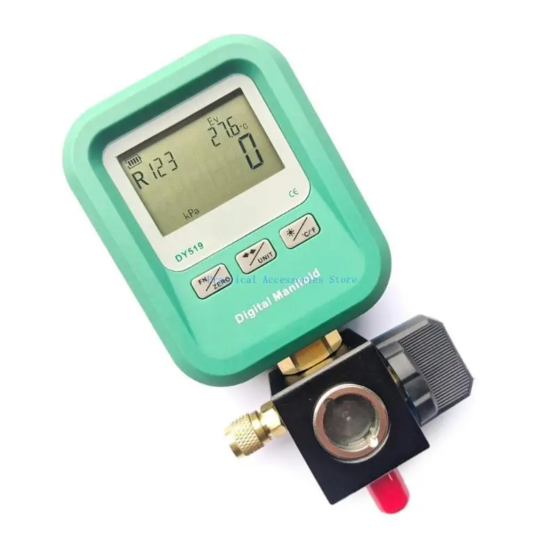 

U75E Lightweight Digital Pressure Gauge Measurement Device with Double Display for Comprehensive Air Conditioning Maintenance