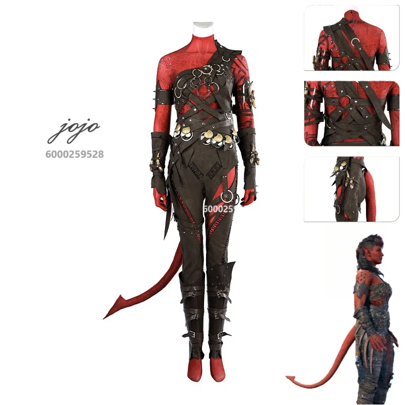 Baldur Karlach High Quality Cosplay Costume Gate 3 Game Karlach Cloth Full Set and Individual Items Are Sold Christmas ComicCon