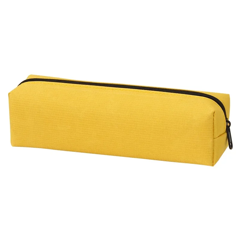 22CM Candy Color Cosmetic Bags Pencil Case Square Oxford Simple Small Fresh Pencil Bag Make Up Bag