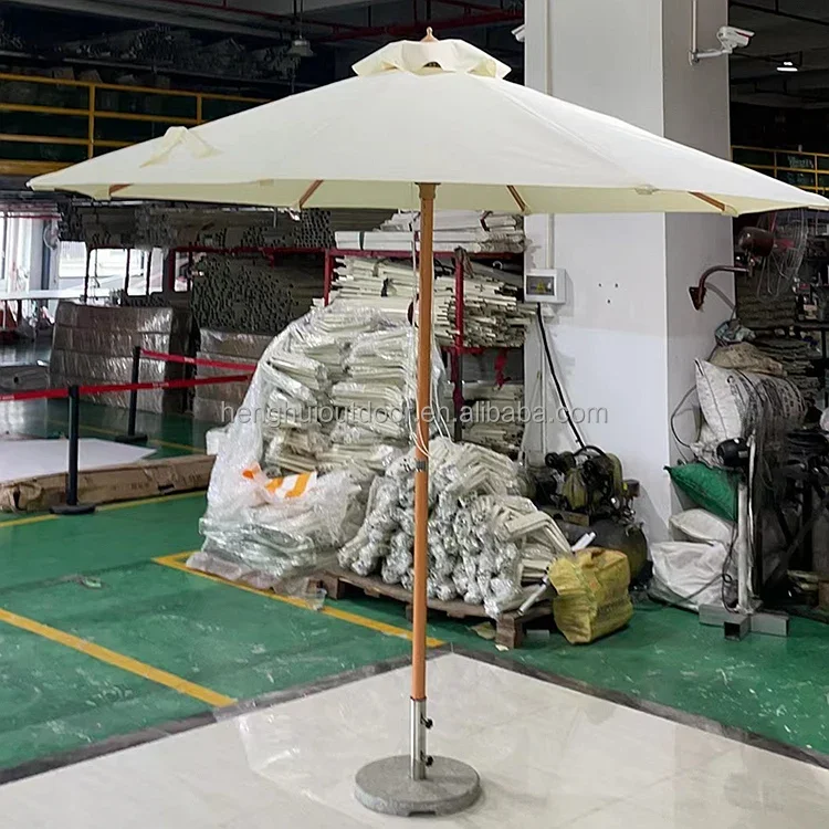 

Uplion деревянный цветной круглый рыночный зонт от солнца для патио, садовый зонтик, уличный алюминиевый зонтик от солнца с основанием