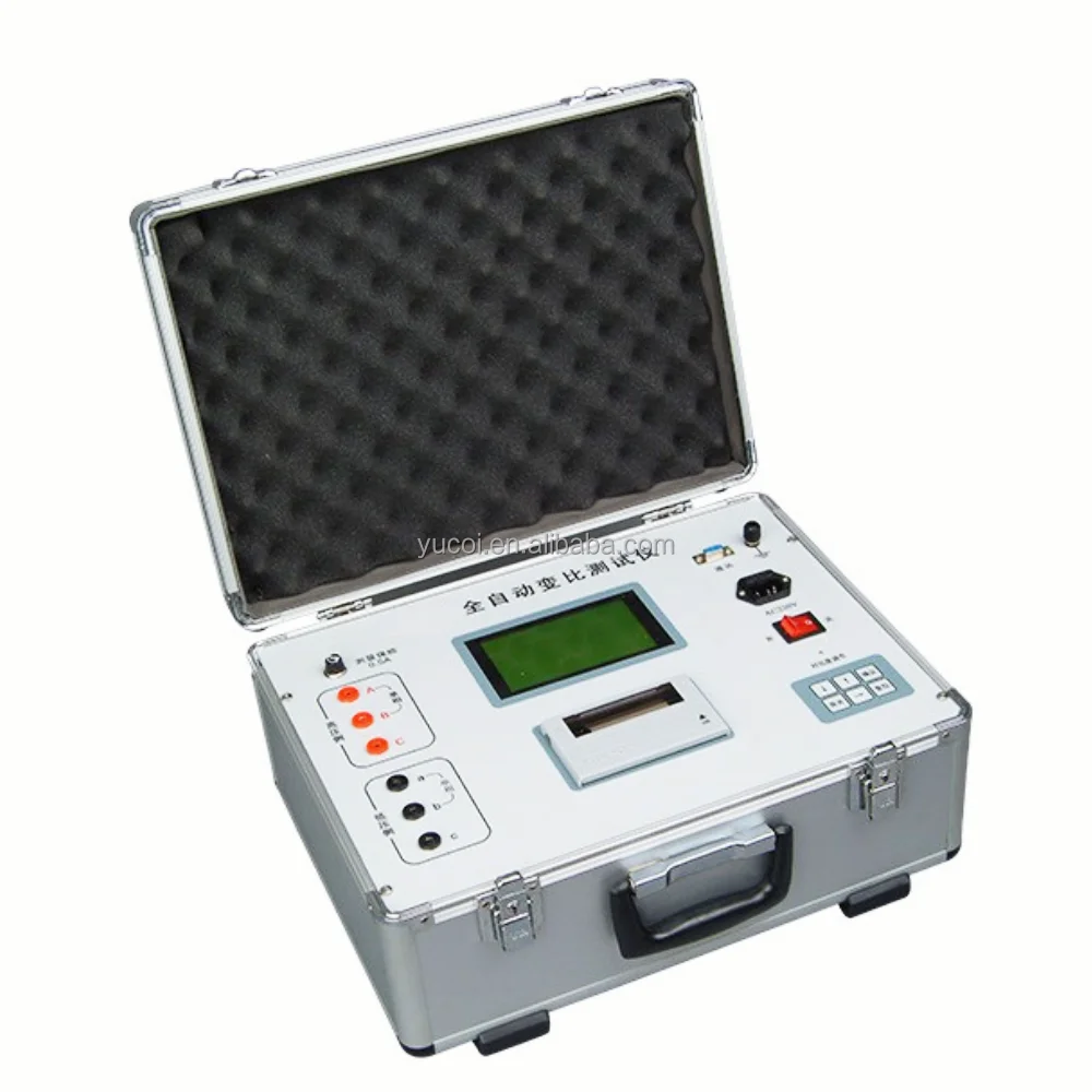 Automatic Transformer TTR Analyzer 3 phases Variable Ratio Testing Equipment