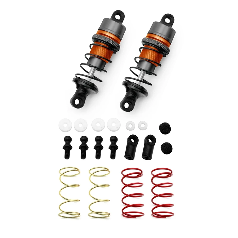 1/10 1Pair Of Metal Hydraulic Shock Absorbers RC Remote Control Car Flat Racing Drift Car (63Mm)